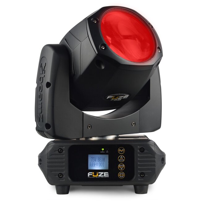 BeamZ FUZE75B BEAM 75W LED MOVING HEAD SET 2 STUKS IN FLIGHTCASE