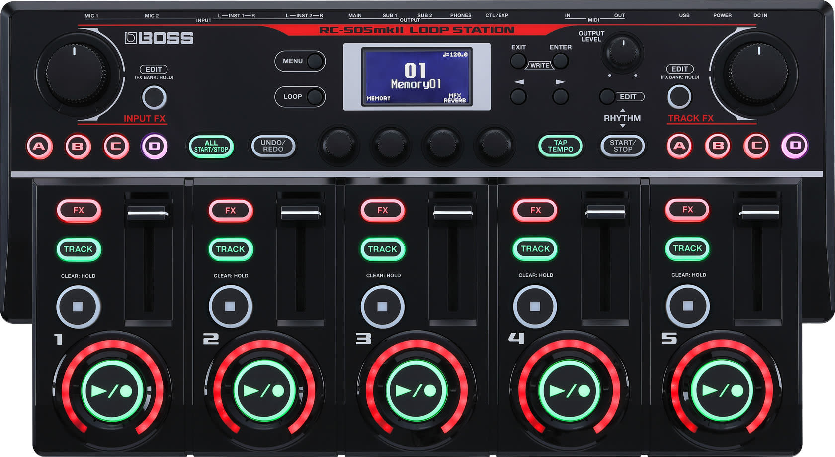 Boss RC-505MKII loopmachine midi - Busscherdrums