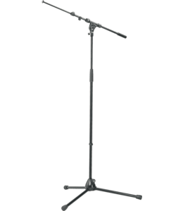 K&M 21090  microfoon stand statief Pro - Uitschuifbaar : 460-770 mm met hengel 3 poot