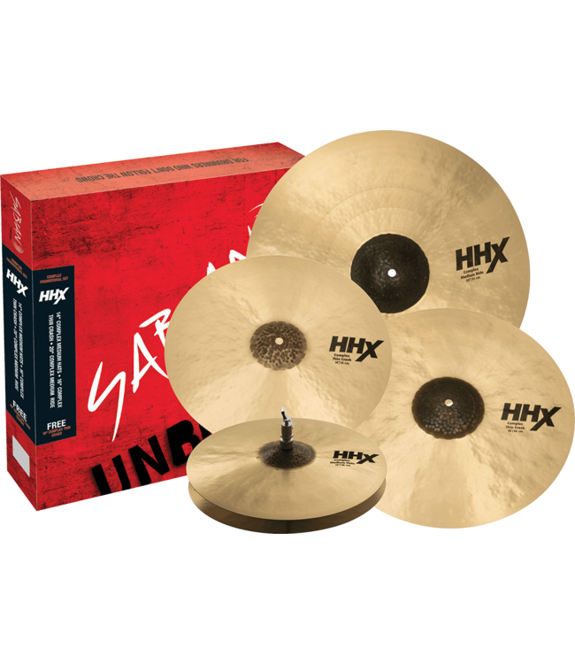 Sabian HHX Complex Promotional Set 4 delig bekkenset 14-16-18-20