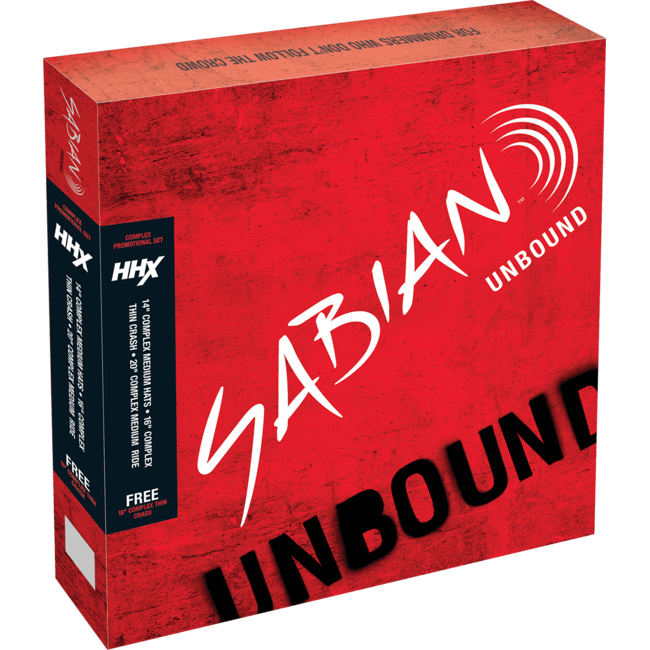 Sabian HHX Complex Promotional Set 4 delig bekkenset 14-16-18-20
