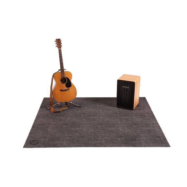 DRUMnBase DNB WOVEN BACK IN SCHWARZ DRUMMAT 185x160cm