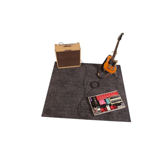 DRUMnBase DNB WOVEN BACK IN BLACK DRUMMAT 185x160cm