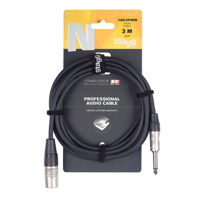 Stagg NAC1PXMR audio cable Jack - XLR Male 1M