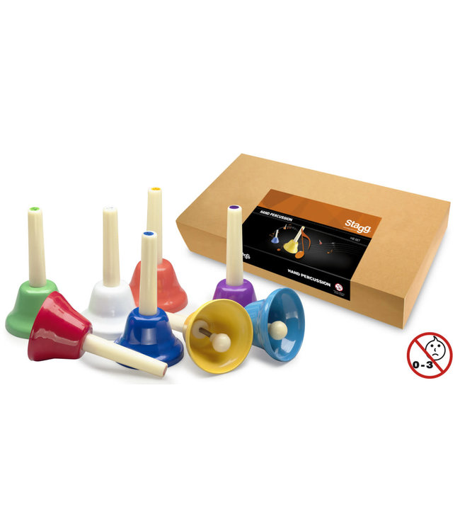 Stagg HB set 8-note handbell set c-d-e-f-g-a-b-c hbset