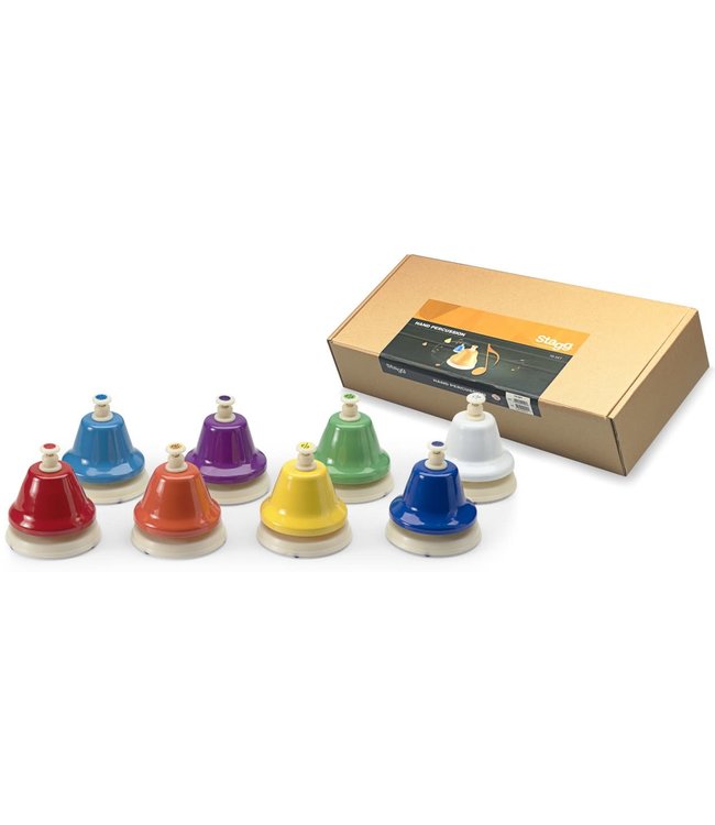 Stagg TB SET Tick Bell Set  Tafelbellen  met drukknop C-D-E-F-G-A-B-C tbset