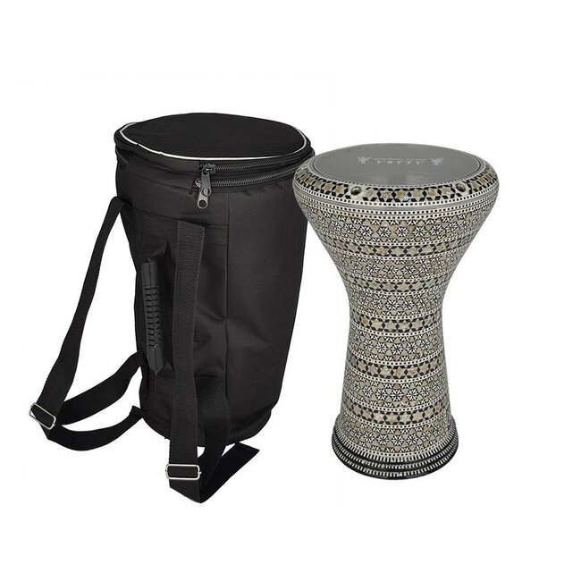 Gawharet El Fan gegoten aluminium goblet Doumbek GDRM-104