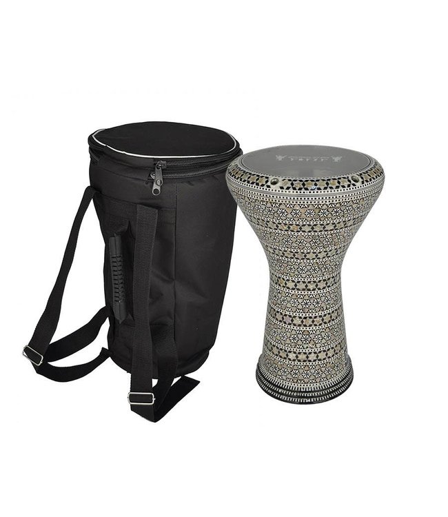 Gawharet El Fan gegoten aluminium goblet Doumbek GDRM-104