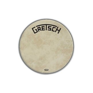 REMO bassdrum 18 inch Fiberskyn resonantie vel Gretsch Logo Broadkaster