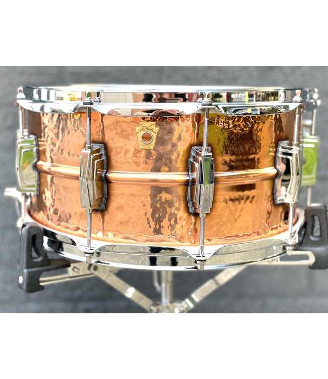 Ludwig Copper Phonic Snare LC662K, 14"x6,5", Hammered Copper