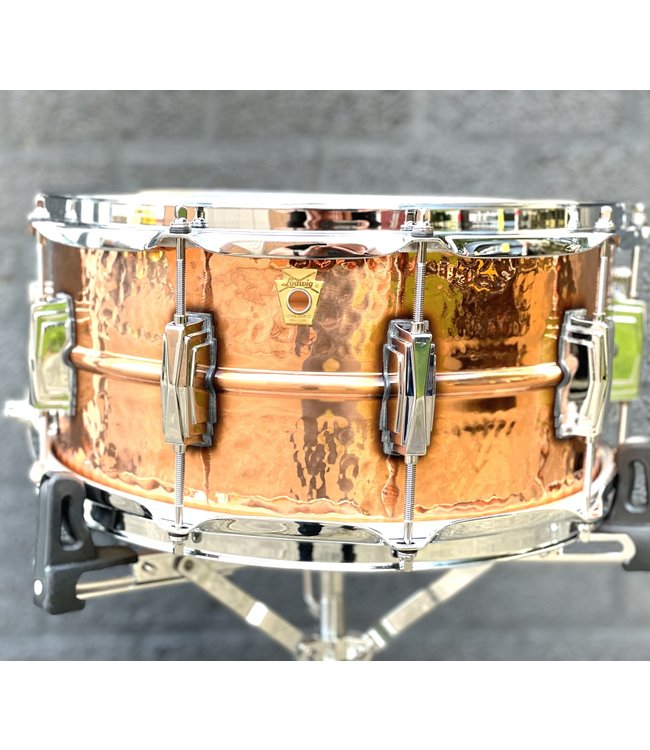 Ludwig Copper Phonic Snare LC662K, 14"x6,5", Hammered Copper