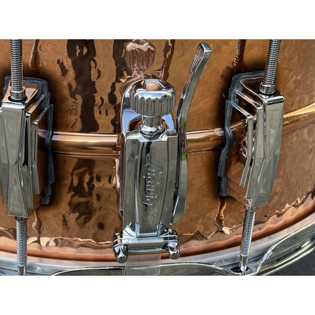 Ludwig Copper Phonic Snare LC662K, 14"x6,5", Hammered Copper