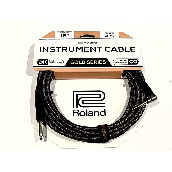Roland RIC-G15A Mono Jack Cable 4,5m - gold-plated