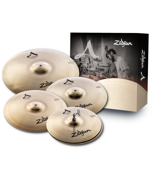 Zildjian Cymbal set A Custom pack 14HH-16CR-18CR-20R A20579-11