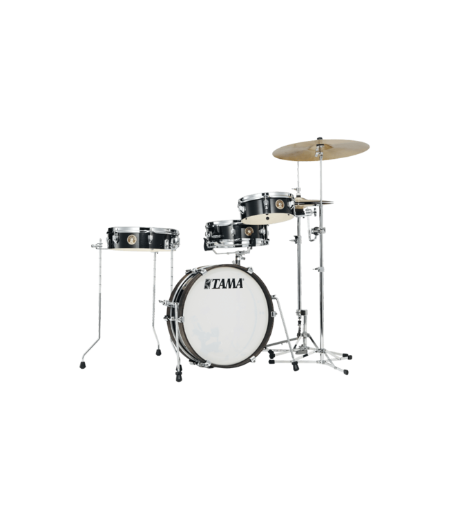 Tama LJK48P-HBK CLUB-JAM PANCAKE 4PC SHELL KIT  drumstel Hairline Black