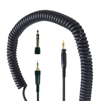 V-MODA Coil Pro Cable black - Kabel voor DJ koptelefoon COIL PRO BLK
