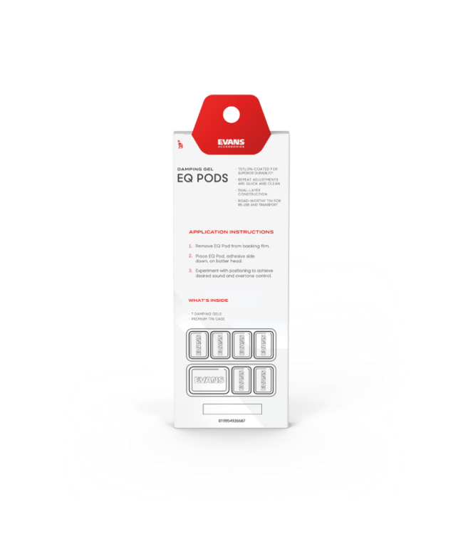 Evans EQ Pods Drum Damper Gels