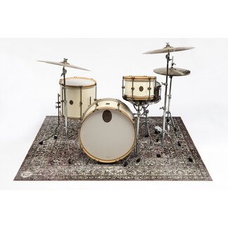 DRUMnBase Vintage Persian drum mat Classic Worn 185 x 160cm