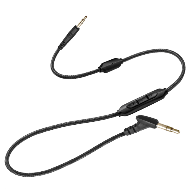 V-MODA 1 Button Speak Easy Cable black C-1SZ-BLACK kabel voor V-moda