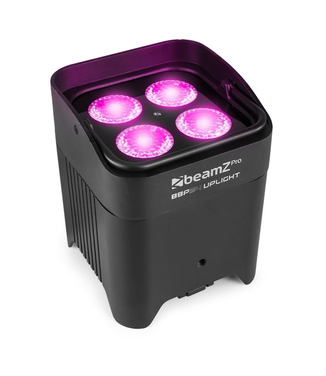 Beamz BBP54 Battery uplight 4x12watt Led IP65 RGBAWUV 150.602