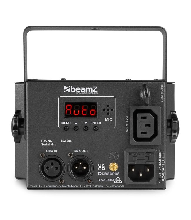 BeamZ DERBYSTROBE LED WITH DMX DERBY STROBE