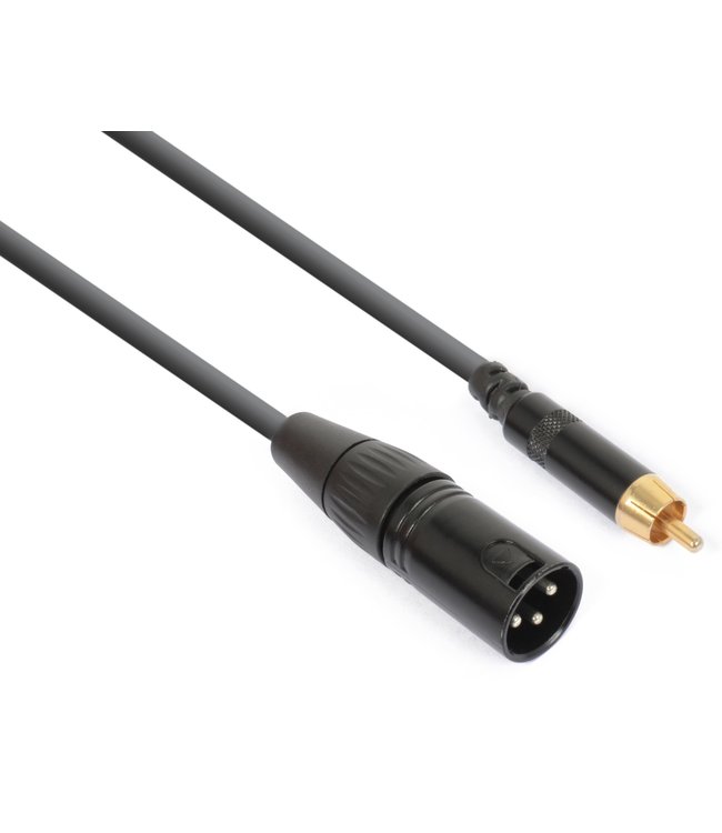 PD Connex CX132 KABELOMVORMER XLR MALE - RCA MALE 177.001