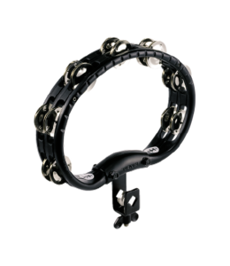 Meinl HTMT2BK  Tambourine Mountable Steel jingles black BK