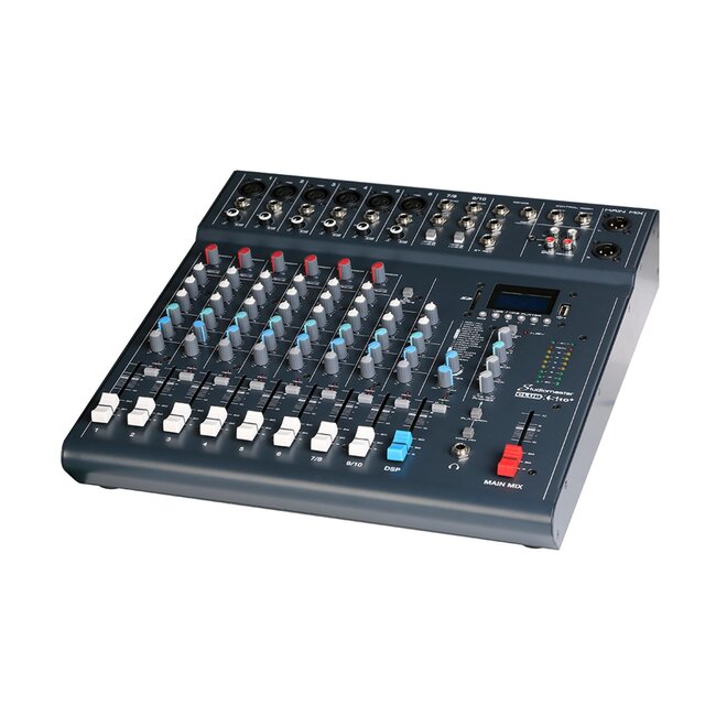 Studiomaster Club XS10+ mengtafel 8 channel XLR 10 input mixer