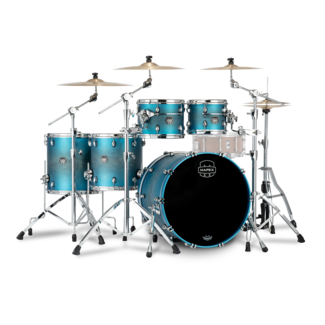 Mapex SE628XMPT Saturn Evolution Maple Stage+ Exotic Azure Burst 5-delige shellkit