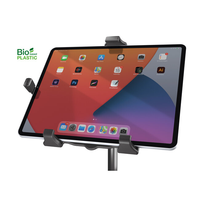 K&M Konig & Meyer 19775 Tablet IPad universele PC Stand 10" to 16" Biobased black