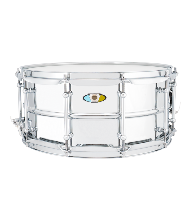 Ludwig LU6514SL Supralite steel snaredrum 14 x 6.5 inch