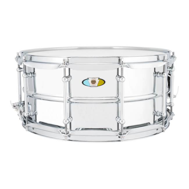 Ludwig LU6514SL Supralite steel snaredrum 14 x 6.5 inch