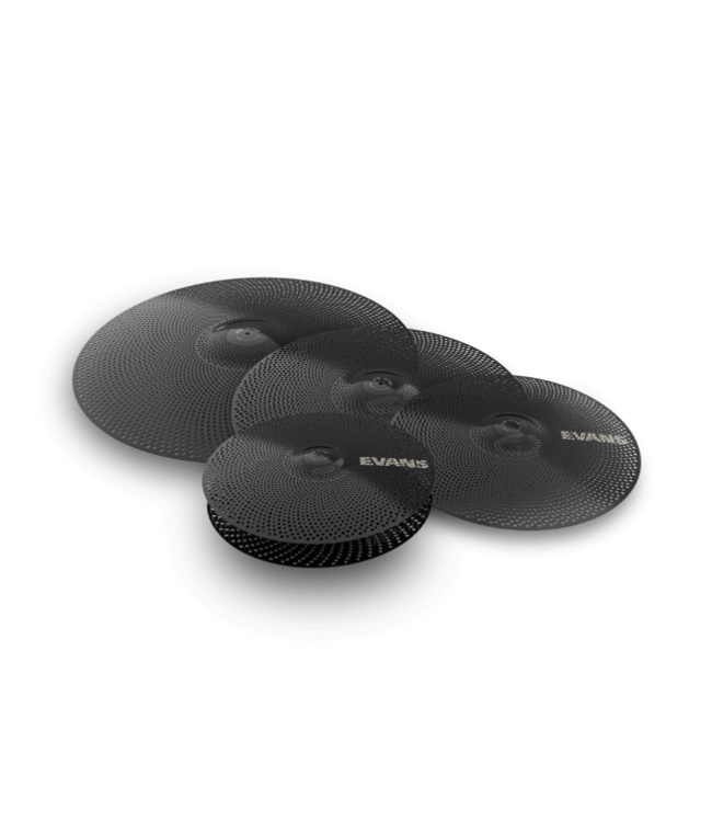 Evans ECPPB-DB1-R  DB One Rock System + Cymbals,  drumheads, cymbals, silent