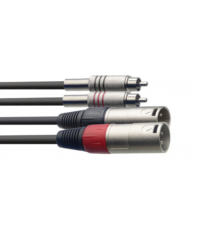 Stagg STC3CMXF 3M TWINKABEL CINCHm-XLRv