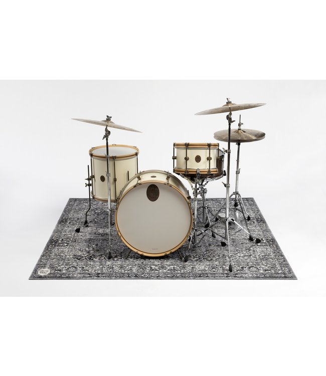 DRUMnBase Vintage Persian stage drum mat, drumrug, DNB-VP185 - Gray