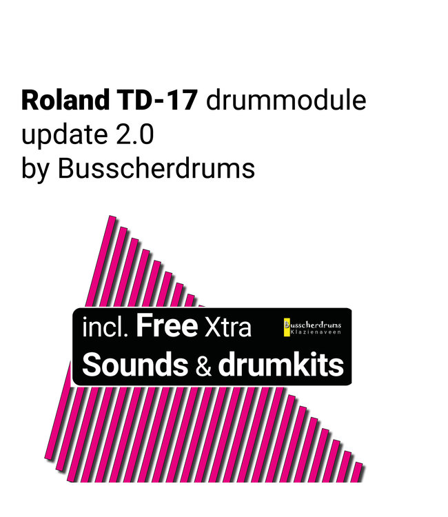 Roland Roland TD-17 drummodule updat 2.0 by Busscherdrums