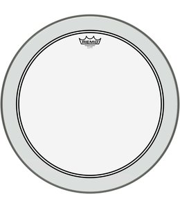 REMO P3-1318-C2 Powerstroke 3 clear transparant + dot bassdrum vel