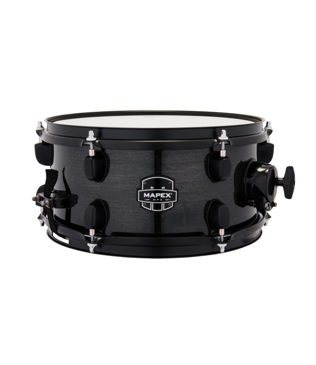 Mapex MXMPNMP2600BMB Snare, MPX Hybrid, 12x6, Trans. Midnight Black #MB