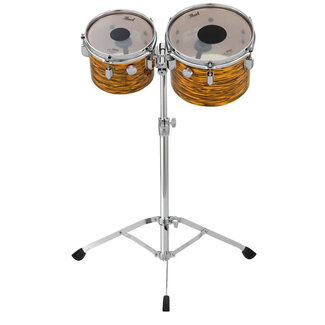 Pearl President de Luxe  Rock Tom set 8 x 6 inch, 10 x 7 Sunset Ripple incl. Tom stand