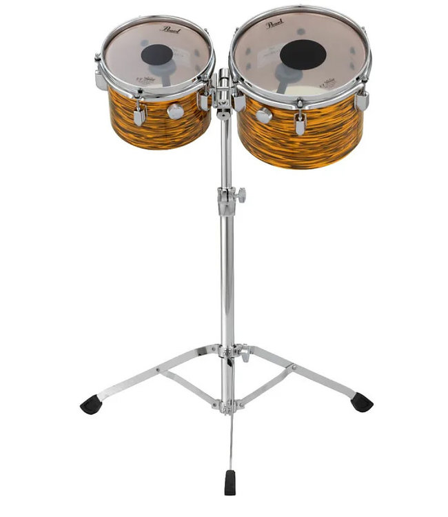Pearl President de Luxe  Rock Tom set 8 x 6 inch, 10 x 7 Sunset Ripple incl. Tom stand