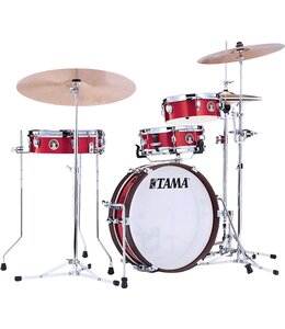 Tama LJK48P-BRM CLUB-JAM PANCAKE 4PC SHELL KIT  drumstel Burnt Red Mist