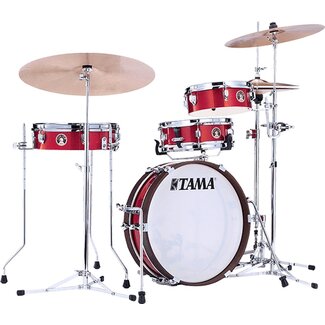 Tama LJK48P-BRM CLUB-JAM PANCAKE 4PC SHELL KIT  drumstel Burnt Red Mist