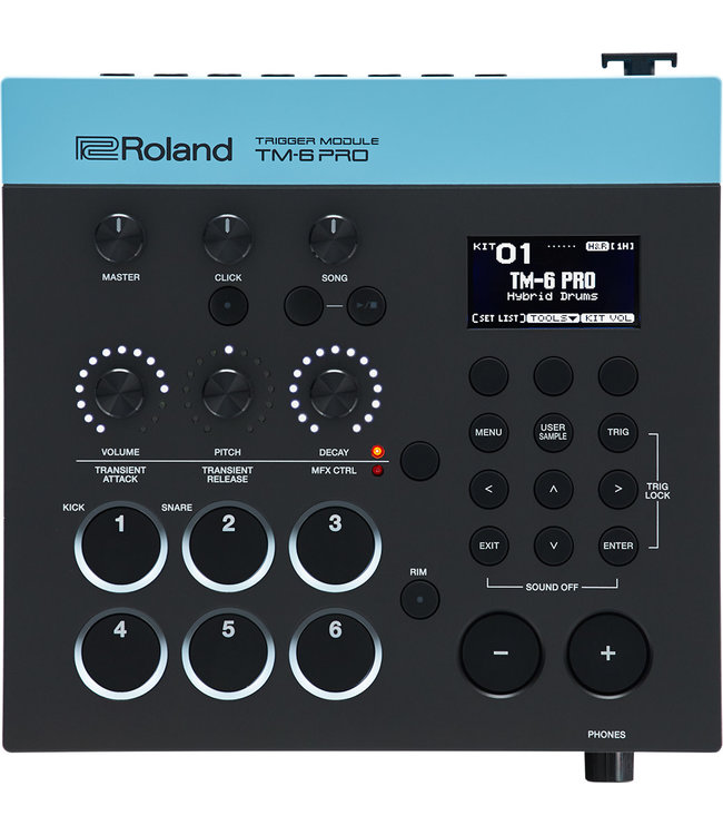 Roland TM-6 pro trigger drum module shop demo
