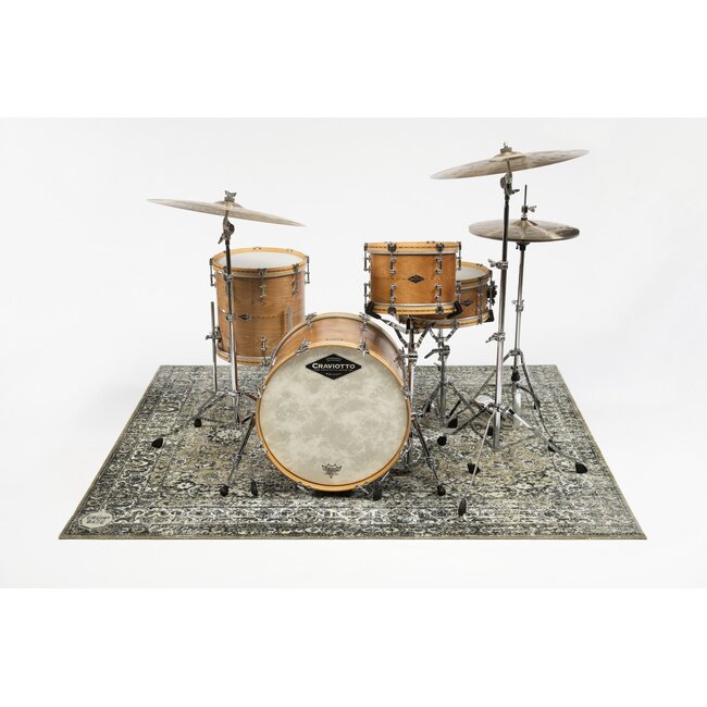 DRUMnBase Copy of Persian Stage drummat 185x 160cm Gry Gray VP185-GRY