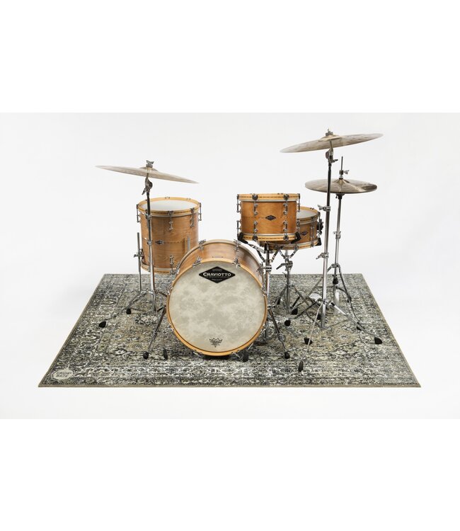 DRUMnBase Copy of Persian Stage drummat 185x 160cm Gry Gray VP185-GRY