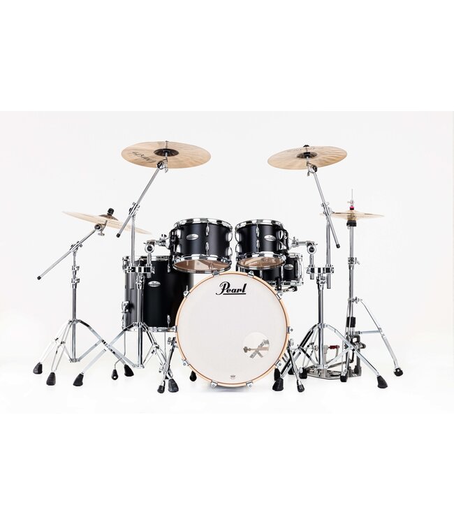 Pearl PMX924XSP/C339 Professional Maple 4-delige shell set Matte Caviar Black