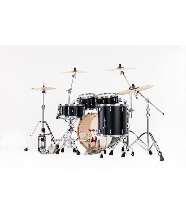 Pearl PMX924XSP/C339 Professional Maple 4-delige shell set Matte Caviar Black