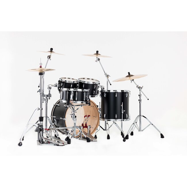 Pearl PMX924XSP/C339 Professional Maple 4-delige shell set Matte Caviar Black