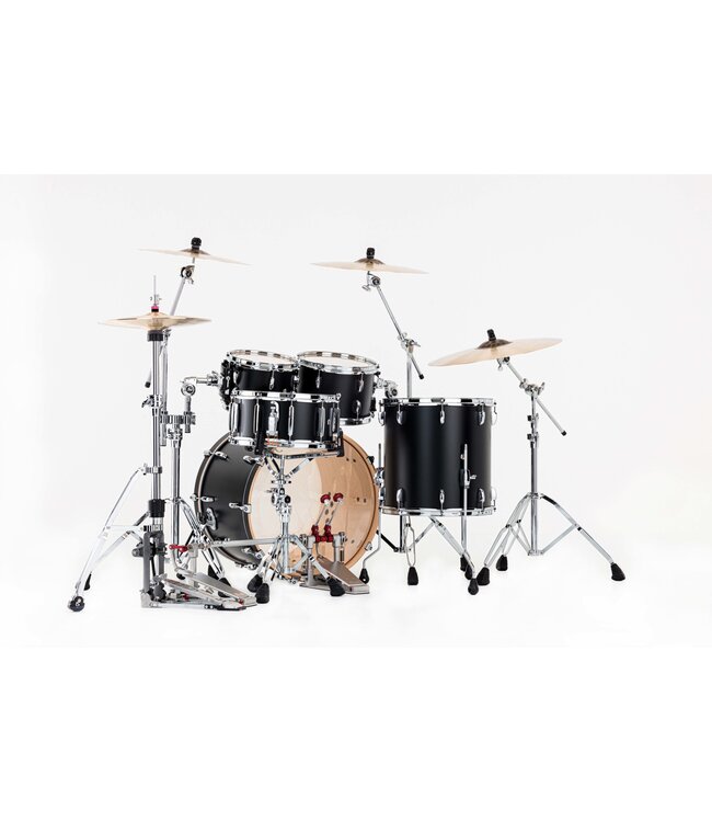 Pearl PMX924XSP/C339 Professional Maple 4-delige shell set Matte Caviar Black