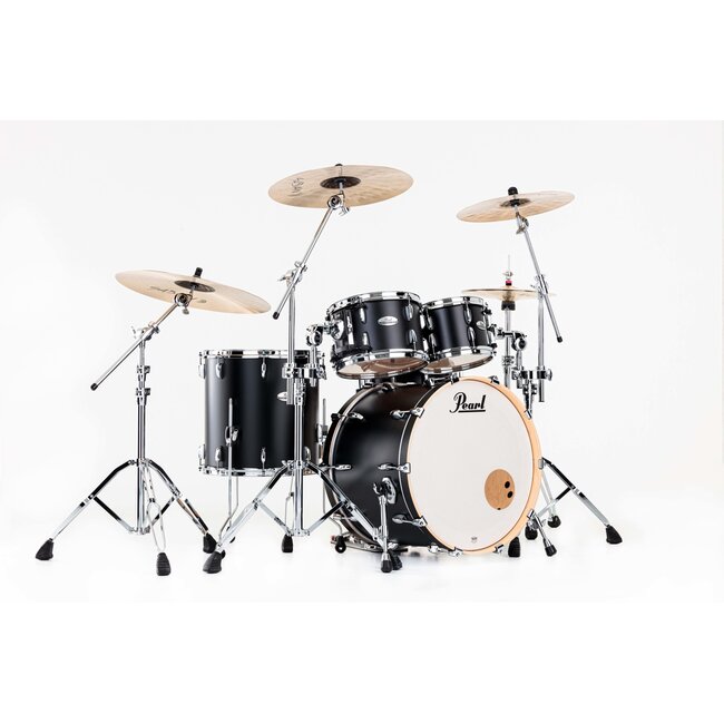 Pearl PMX924XSP/C339 Professional Maple 4-delige shell set Matte Caviar Black